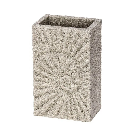 Wenko Zahnputzbecher Fossil Beige 5 Wenko Zahnputzbecher Fossil Beige – Bild 3