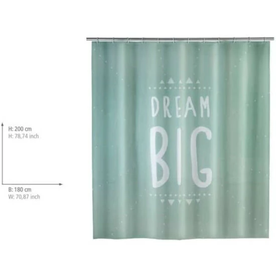 Wenko Duschvorhang Dream Big 7 Wenko Duschvorhang Dream Big – Bild 5