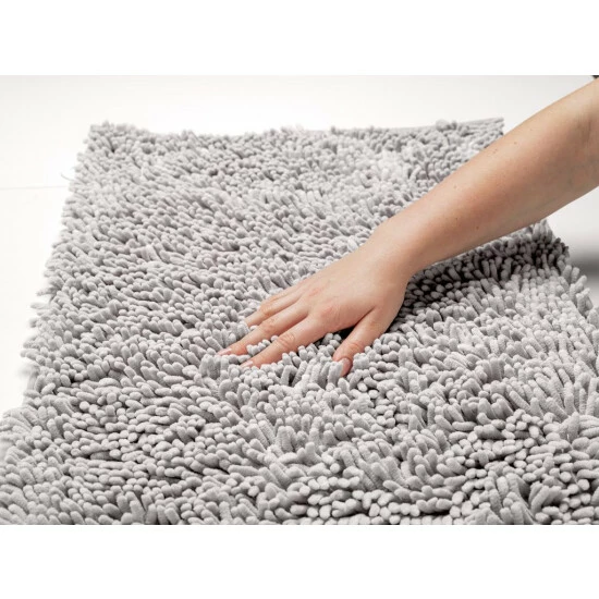 Wenko Badematte Chenille Light Grey 8 Wenko Badematte Chenille Light Grey – Bild 6