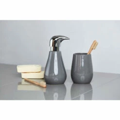 Wenko Zahnputzbecher Sydney Blau Matt, Keramik Mit Soft-Touch Beschichtung -Günstiges Wenko Geschäft unnamed file 23964