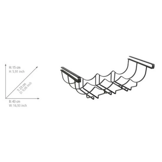 Wenko Schrankeinsatz Flaschen- Und Gläserhalter 9 Wenko Schrankeinsatz Flaschen- Und Gläserhalter – Bild 7