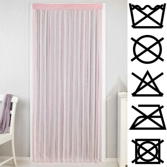 Wenko Türvorhang Rosa-beige 5 Wenko Türvorhang Rosa-beige – Bild 3