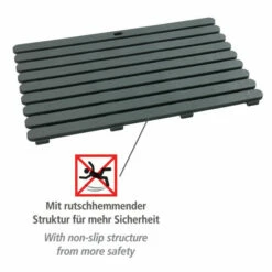Wenko Badematte Indoor & Outdoor Grau, 50 X 80 Cm -Günstiges Wenko Geschäft unnamed file 2436
