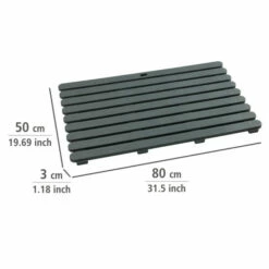 Wenko Badematte Indoor & Outdoor Grau, 50 X 80 Cm -Günstiges Wenko Geschäft unnamed file 2438