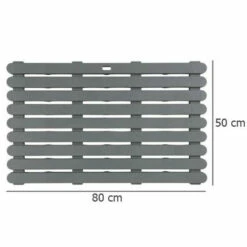 Wenko Badematte Indoor & Outdoor Grau, 50 X 80 Cm -Günstiges Wenko Geschäft unnamed file 2441