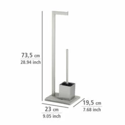 Wenko Stand WC-Garnitur Granit Edelstahl -Günstiges Wenko Geschäft unnamed file 24465