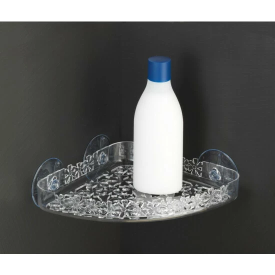 Wenko Universalablage Blumen Transparent Groß 4 Wenko Universalablage Blumen Transparent Groß – Bild 2