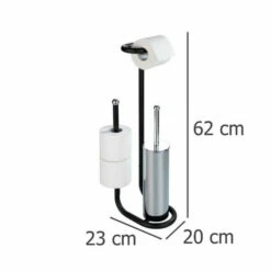 Wenko Stand WC-Garnitur Universalo Schwarz -Günstiges Wenko Geschäft unnamed file 24604