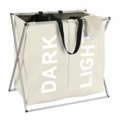 Wenko Wäschesammler Duo Beige -Günstiges Wenko Geschäft unnamed file 24628