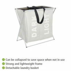 Wenko Wäschesammler Duo Beige -Günstiges Wenko Geschäft unnamed file 24630