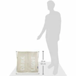 Wenko Wäschesammler Duo Beige -Günstiges Wenko Geschäft unnamed file 24637