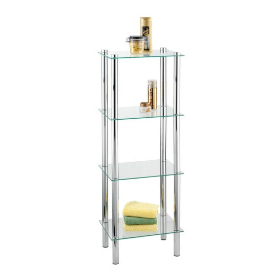 Wenko Regal Yago Viereckig Mit 4 Glasablagen 3 Wenko Regal Yago Viereckig Mit 4 Glasablagen