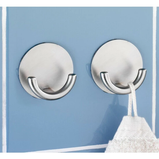 Wenko Wandhaken Rondo Edelstahl Matt 4 Wenko Wandhaken Rondo Edelstahl Matt – Bild 2