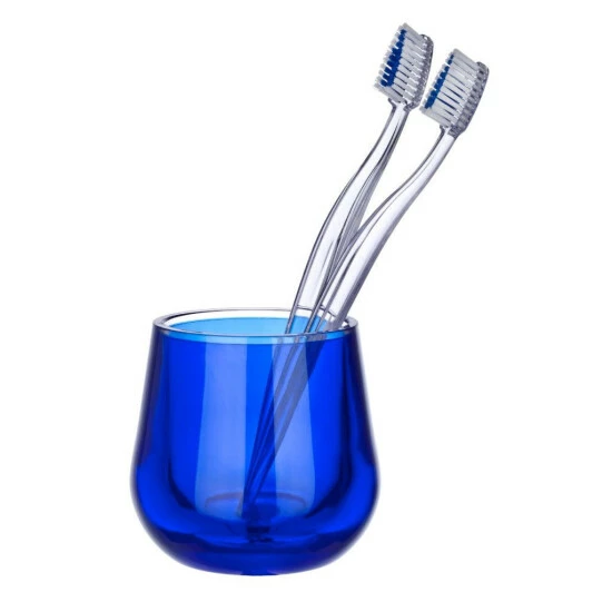 Wenko Zahnputzbecher Monaco Blau 4 Wenko Zahnputzbecher Monaco Blau – Bild 2