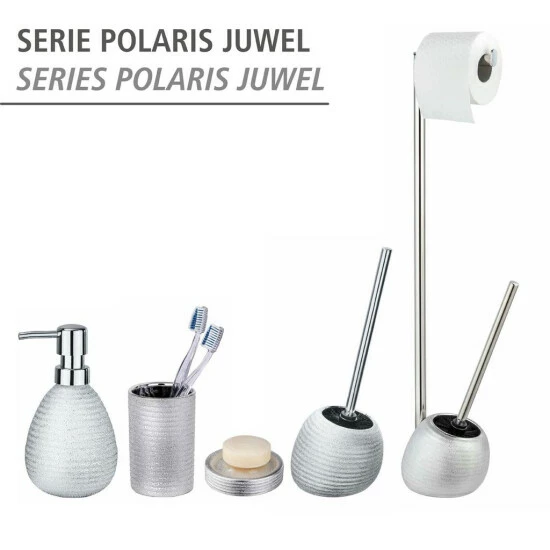 Wenko Seifenablage Polaris Juwel Silber Keramik 8 Wenko Seifenablage Polaris Juwel Silber Keramik – Bild 6