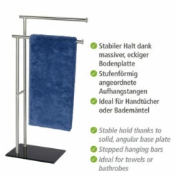 Wenko Handtuchständer Lima Mit 2 Armen Edelstahl 13 Wenko Handtuchständer Lima Mit 2 Armen Edelstahl -Günstiges Wenko Geschäft unnamed file 24931