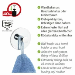 Wenko Turbo-Loc® Wandhaken Pisa -Günstiges Wenko Geschäft unnamed file 24962