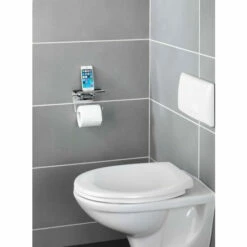 Wenko Toilettenpapierhalter Mit Smartphone Ablage Und 2 Turbo-Loc® Haken 3-teiliges Set -Günstiges Wenko Geschäft unnamed file 24971