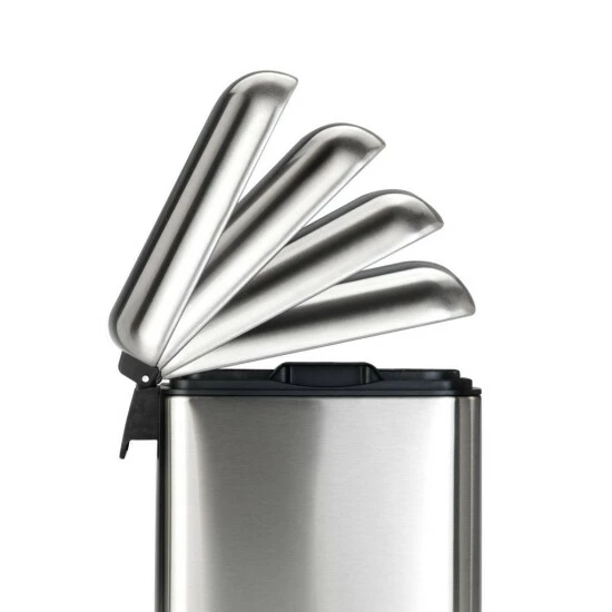 Wenko Treteimer Studio Easy-Close 6 L Edelstahl Mattiert 6 Wenko Treteimer Studio Easy-Close 6 L Edelstahl Mattiert – Bild 4