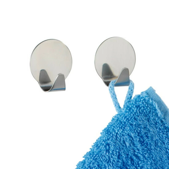 Wenko Rundhaken Mittel Glänzend 2er Set 3 Wenko Rundhaken Mittel Glänzend 2er Set