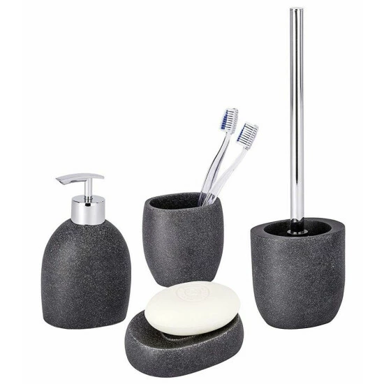 Wenko Zahnputzbecher Puro Anthrazit 9 Wenko Zahnputzbecher Puro Anthrazit – Bild 7