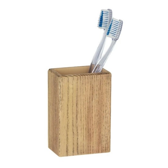 Wenko Zahnputzbecher Marla Braun 2er Set 4 Wenko Zahnputzbecher Marla Braun 2er Set – Bild 2