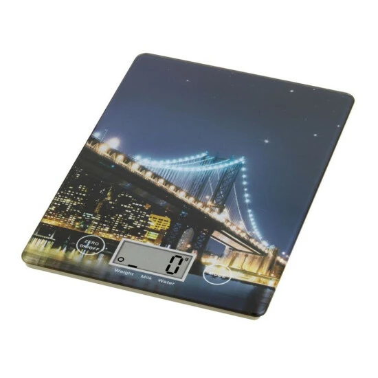 Wenko Küchenwaage - Digitalwaage - Glas-Haushaltswaage - Mehrfarbig - LCD-Anzeige 6 Wenko Küchenwaage - Digitalwaage - Glas-Haushaltswaage - Mehrfarbig - LCD-Anzeige – Bild 4