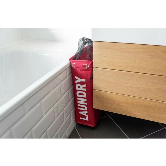 Wenko Wäschesammler Corno Rot 10 Wenko Wäschesammler Corno Rot – Bild 8