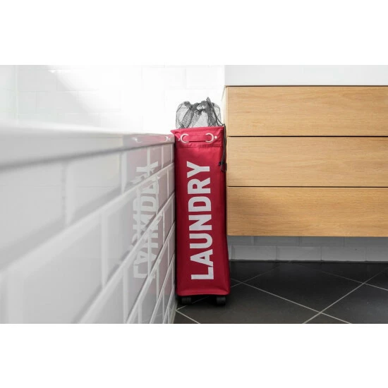 Wenko Wäschesammler Corno Rot 11 Wenko Wäschesammler Corno Rot – Bild 9