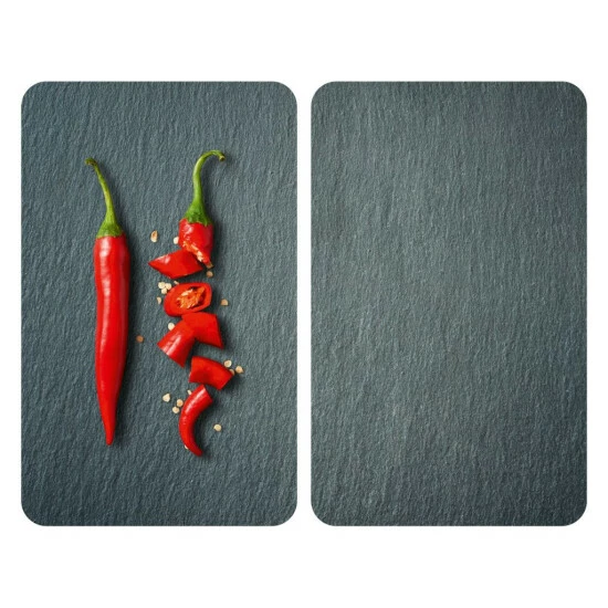 Wenko Herdabdeckplatten Universal Cayenne 2er Set 4 Wenko Herdabdeckplatten Universal Cayenne 2er Set – Bild 2