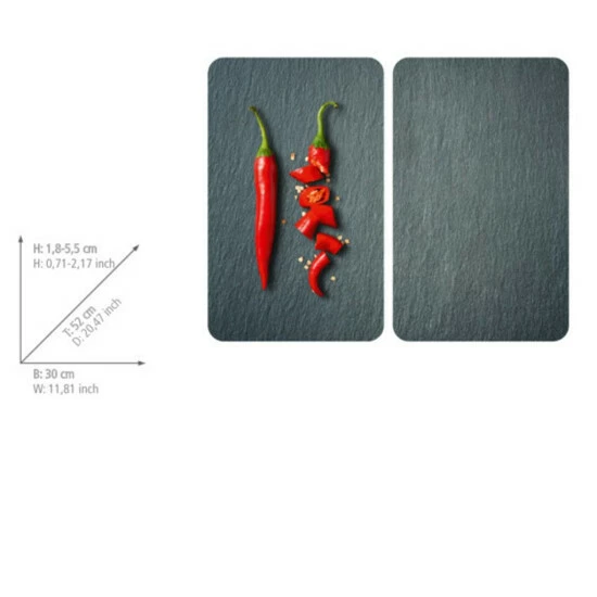 Wenko Herdabdeckplatten Universal Cayenne 2er Set 9 Wenko Herdabdeckplatten Universal Cayenne 2er Set – Bild 7