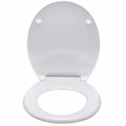 WENKO 20433100 WC-Sitz Wave Purple - Rostfreie Edelstahlbefestigung, Kunststoff - Duroplast, 38 X 45 Cm, Lila -Günstiges Wenko Geschäft unnamed file 25356