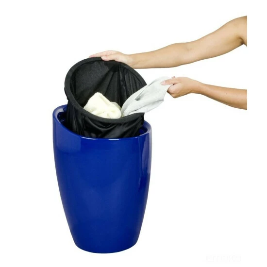 Wenko Hocker Candy Petrol, Mit Wäschesack 16 Wenko Hocker Candy Petrol, Mit Wäschesack – Bild 14