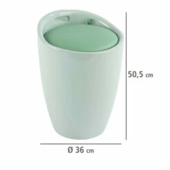 Wenko Hocker Candy Mint, Mit Wäschesack -Günstiges Wenko Geschäft unnamed file 25489