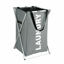 Wenko Wäschesammler Uno Grau