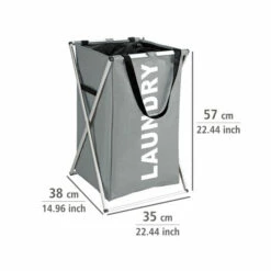 Wenko Wäschesammler Uno Grau 16 Wenko Wäschesammler Uno Grau -Günstiges Wenko Geschäft unnamed file 25500