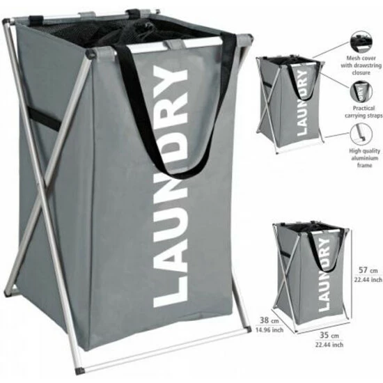 Wenko Wäschesammler Uno Grau 14 Wenko Wäschesammler Uno Grau – Bild 12