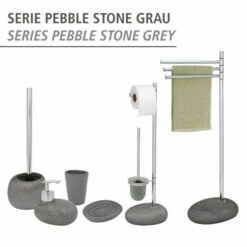 Wenko Zahnputzbecher Pebble Stone Grey -Günstiges Wenko Geschäft unnamed file 25530