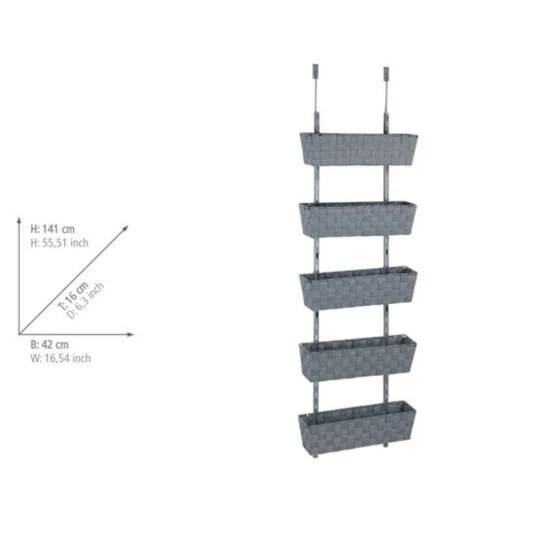 Wenko Türregal Adria 5 Etagen 8 Wenko Türregal Adria 5 Etagen – Bild 6