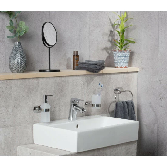 Wenko Turbo-Loc® Edelstahl Zahnputzbecherhalter Uno Orea Shine 5 Wenko Turbo-Loc® Edelstahl Zahnputzbecherhalter Uno Orea Shine – Bild 3