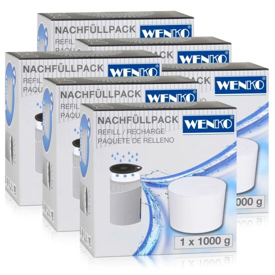Wenko 50270100 Design Raumentfeuchter Drop Nachfüller 1000g (6er Pack) 3 Wenko 50270100 Design Raumentfeuchter Drop Nachfüller 1000g (6er Pack)