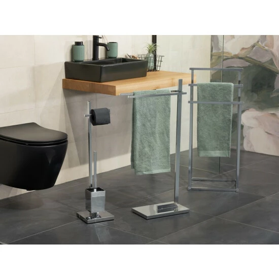 Wenko Handtuchbutler Quadro Mit 3 Stangen 8 Wenko Handtuchbutler Quadro Mit 3 Stangen – Bild 6