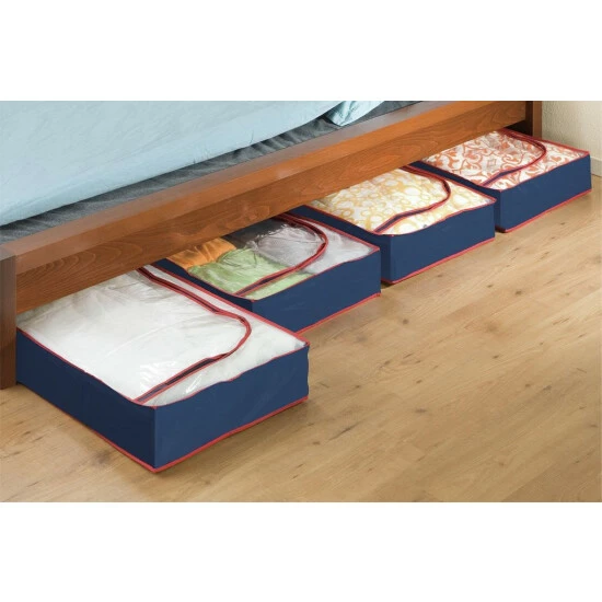 Wenko Unterbettkommode Blau-Rot 8er Set 8 Wenko Unterbettkommode Blau-Rot 8er Set – Bild 6