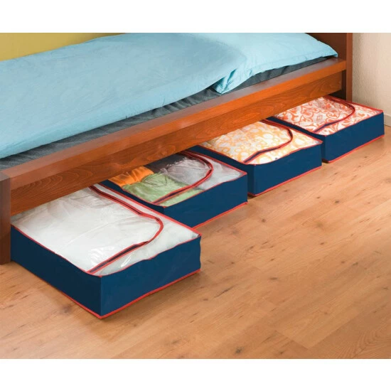 Wenko Unterbettkommode Blau-Rot 8er Set 9 Wenko Unterbettkommode Blau-Rot 8er Set – Bild 7