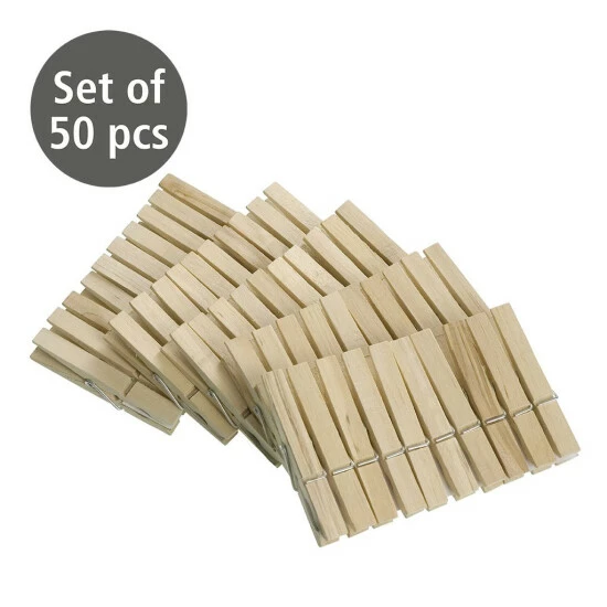 Wenko Wäscheklammern Aus Em Echtholz 50-teilig 4 Wenko Wäscheklammern Aus Em Echtholz 50-teilig – Bild 2