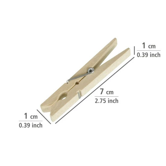 Wenko Wäscheklammern Aus Em Echtholz 50-teilig 6 Wenko Wäscheklammern Aus Em Echtholz 50-teilig – Bild 4