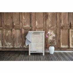 Wenko Wäschetruhe Norway Weiß Aus Walnussholz -Günstiges Wenko Geschäft unnamed file 25749