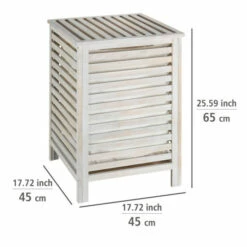 Wenko Wäschetruhe Norway Weiß Aus Walnussholz -Günstiges Wenko Geschäft unnamed file 25754