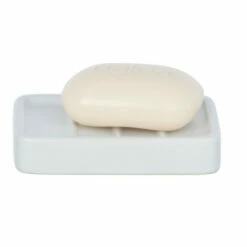 Wenko Seifenablage Hexa Weiß Keramik