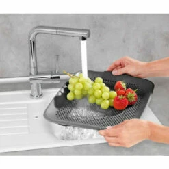 Wenko Spülbecken-Sieb Shari Blau -Günstiges Wenko Geschäft unnamed file 25887